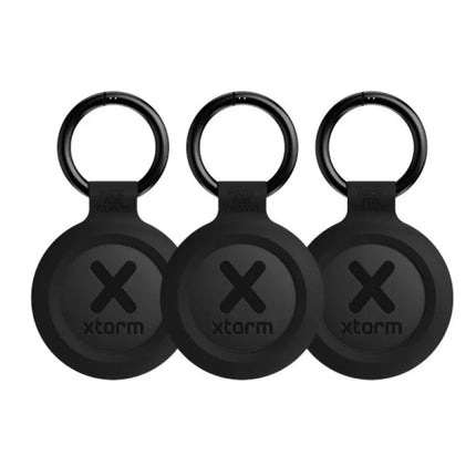 Xtorm XTAG2GA11-3PACK universalus išmanusis GPS lokatorius-raktų pakabukas, juodas