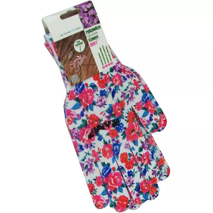 FLOWER GARDEN GLOVES SIZE 6/XS
