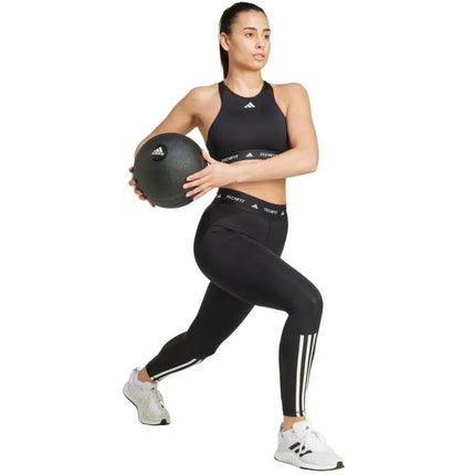 Women's adidas Techfit 3-Stripes 7/8 Leggings Black IT2272