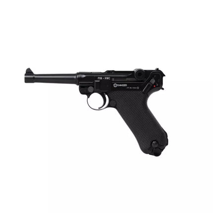 Oro pistoletas RANGER P08 Parabellum KWC kal. 4,5 mm BBs BLOW BACK 21 šūvio FULL METAL CO2 (AAKCMB410AZB)