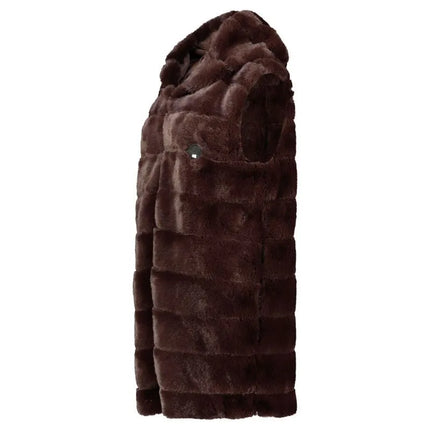 Geographical Norway Women's Fleece Uphemere Dark Brown Db Lady 0136 Dark brown (WZ6797F/GN-Dark brown)