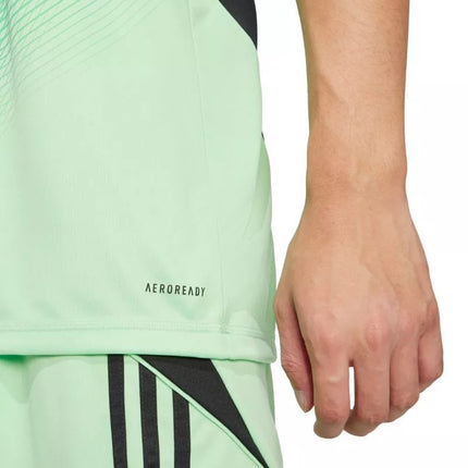 adidas Tiro 25 Competition Jersey Short Sleeve Men's Goalkeeper Jersey Green JI9716