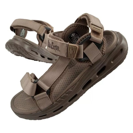 Lee Cooper vyriški šviesiai žali vasaros paplūdimio sandalai su lipukais