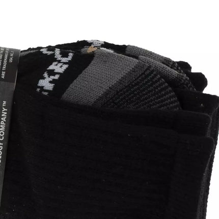 Skechers 3 porų vyriškos pusilgės darbo kojinės su kilpiniu audiniu S106859-BLK juodos 41-46
