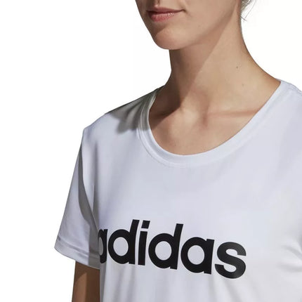 Adidas Moteriški D2M Logotipo Marškinėliai DU2080