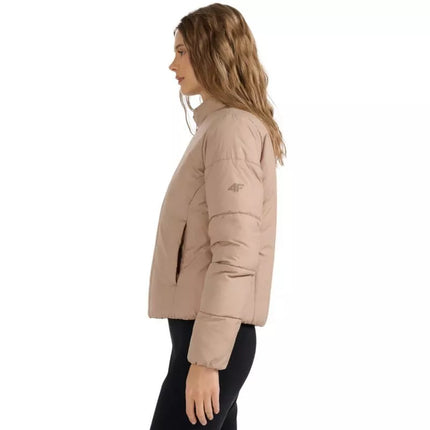 Women's jacket 4F F0705 beige 4FRAW25TDJAF0705 083S