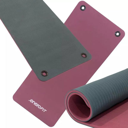 GIMNASTIKOS KILIMĖLIS SU SKYLUTĖMIS 140x60x1.5CM ENERO FIT