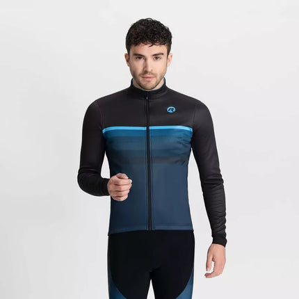 Rogelli HERO II winter jacket black and blue M
