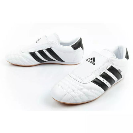 Adidas women's Taekwondo sports shoes white leather slip-on