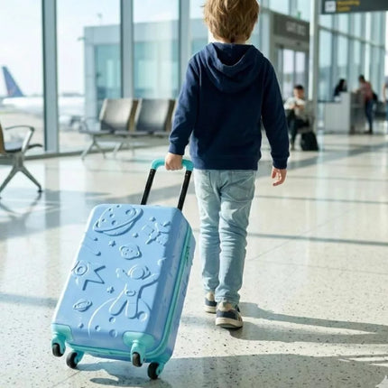 Vaikiškas rankinis lagaminas 18 colių - Mėlynas (Cosmo) PROWORLD