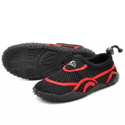WOMAN BLACK/RED XQMAX WATER SHOES SIZE 39