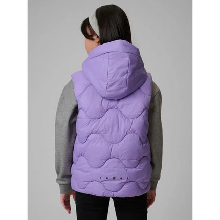Girls' hooded vest 4F 4FJRSS26TVJAF355-51S