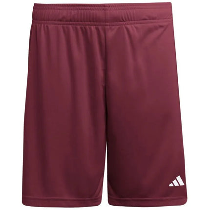 Men's adidas Entrada 26 burgundy shorts JZ2514