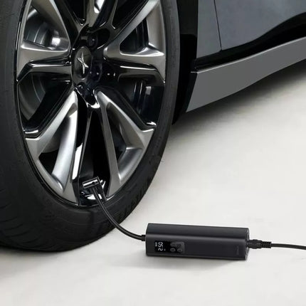 Baseus CRCQ000001 Mini padangų kompresorius automobiliniam cigarečių žiebtuvėliui - juodas