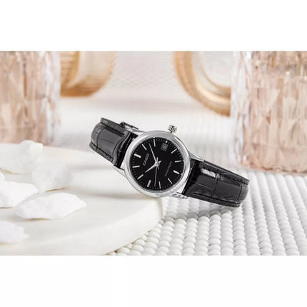 Moteriškas laikrodis CASIO LTP-V002L-1AUDF + DĖŽUTĖ