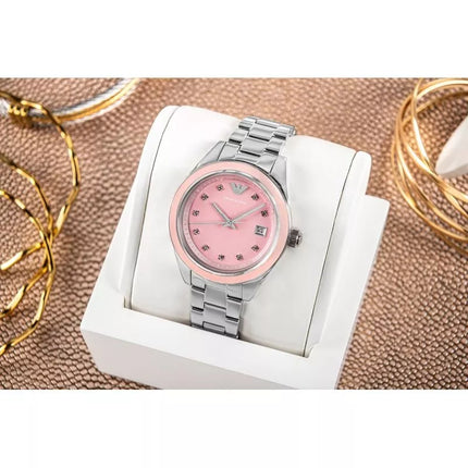 Moteriškas laikrodis EMPORIO ARMANI Leo AR11546 + dėžutė