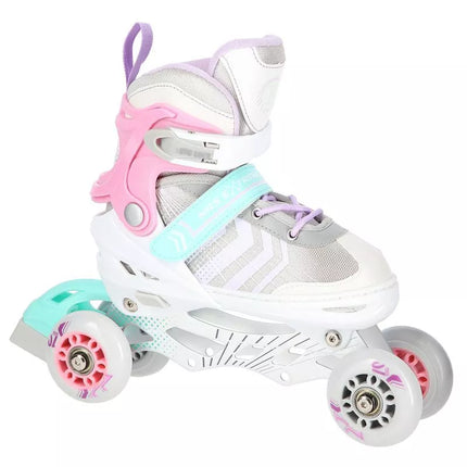 NH18192 4in1 PINK SIZE S(29-33) ROLLER SKATING WITH HOCKEY SLEEVE NILS EXTREME