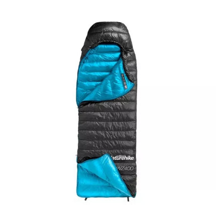 Miegmaišis CW400 iš žąsų pūkų, M dydžio, juodos spalvos, NH18C400-D NATUREHIKE