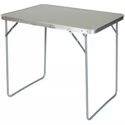 SULANKSTOMAS LAUKO STALAS 80X60X70CM ŽALIAS
