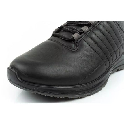 Grisport men's Nero avon leather sports shoes black comfortable lightweight