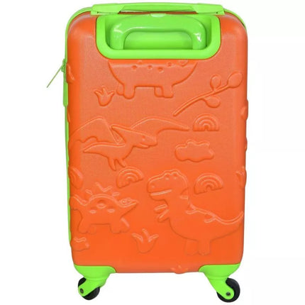 PROWORLD KID CABIN TRAVEL SUITCASE 18 INCHES - ORANGE (DINO)