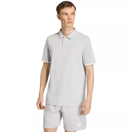 Vyrų adidas Entrada 26 Polo marškinėliai pilki JZ6662