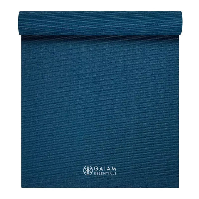 Gaiam Essentials 6 mm jogos kilimėlis su tamsiai mėlyna 63314