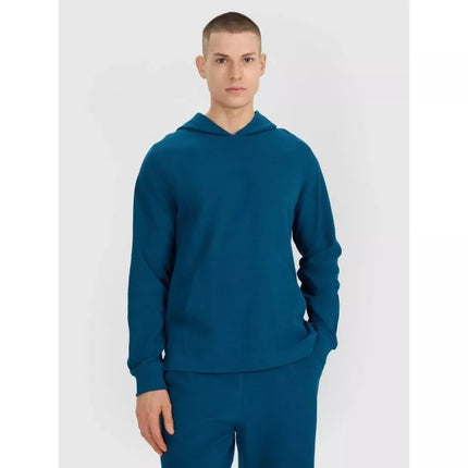 Men's sweatshirt with hood, open, 4F 4FWSS25TSWSM1558-46S