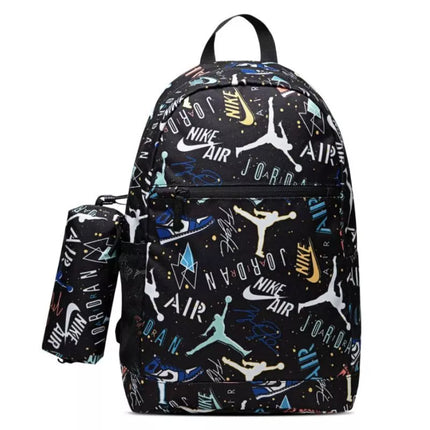 Air Jordan juoda sportinė mokyklinė kuprinė su rašikline - 9B0503-F69