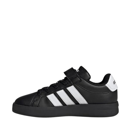 Adidas Grand Court 3.0 vaikiški batai, juodi ir balti KJ4369