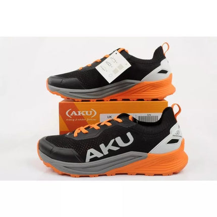 Aku men's outdoor trekking shoes Aira comfortable hiking black gray orange