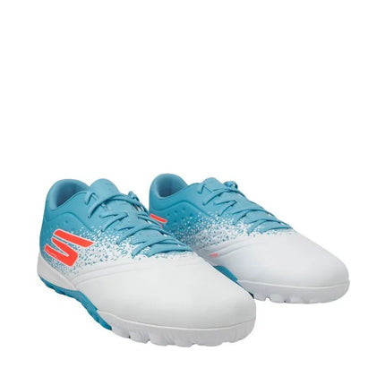 Skechers Razor 1.5 Academy TF Football Shoes Blue and White 252016 WTQP