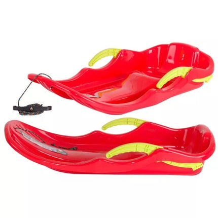 PLASTIKINĖ ROGUTĖ SU STABDŽIAIS RACE S RED