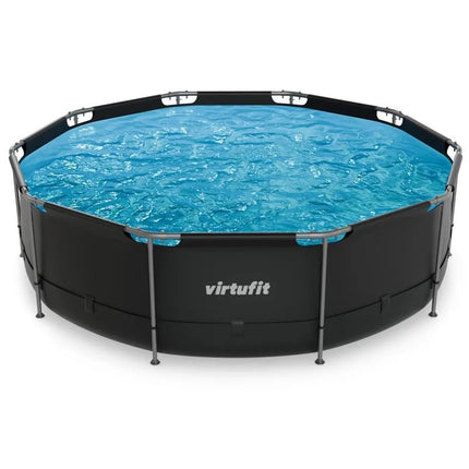 VIRTUFIT APVALUS BASEINAS 366 CM SU FILTRO SIURBLIU
