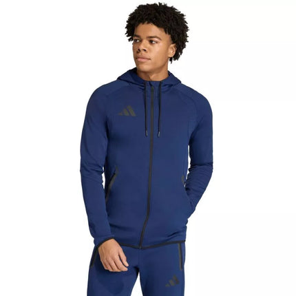Men's adidas Tiro 26 Travel Sweat Hoodie Navy Blue KF6078
