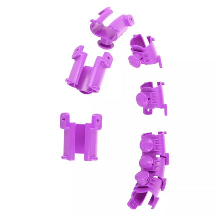 HULA HOP RINKINYS HHW12 VIOLETINIS SU SVORIAIS IR HMS DIRŽAS BR163 JUODAS PLUS SIZE
