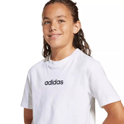adidas Essentials Vaikiški marškinėliai balti JC9747