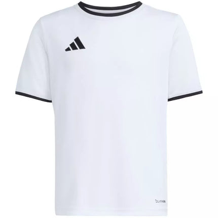 adidas Entrada 26 vaikiški marškinėliai balti ir juodi JZ2532
