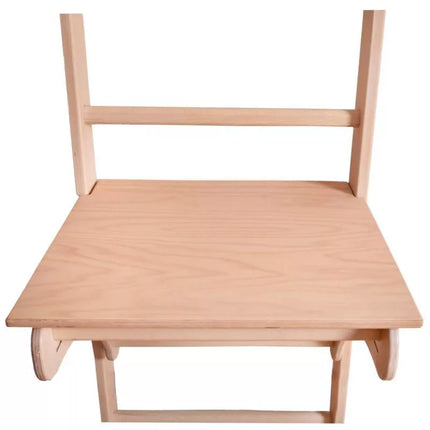 WOODEN PULL-UP LADDER WITH DESK BENCHK 112