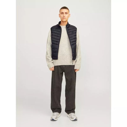 Jack&Jones vyriška liemenė JJESPRINT BODYWARMER COLLAR NOOS 12258457 JUODA/VIENOS SPALVOS