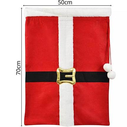 CHRISTMAS GIFT BAG 70x50CM MICA - BELT