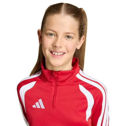 adidas Tiro 26 League Training Top Kids Sweatshirt Red and White JY7163