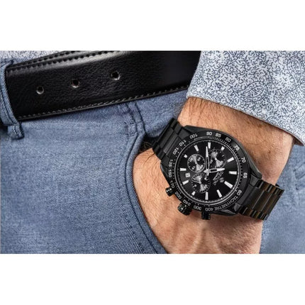 Men's Watch Giewont Chronograph Sapphire Black GW9580-B2