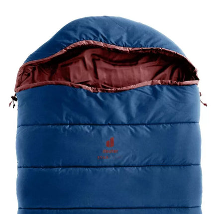 Deuter Starlight SQ Vaikon miegmaišis (130-170 cm) - Naktinė mėlyna/Raudonmedžio