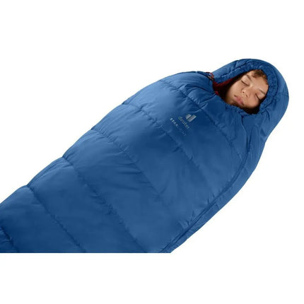 Deuter Starlight Vaikiškas Miegmaišis (130-170 cm) - Naktinis Mėlis/Raudonmedžio