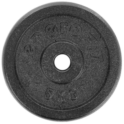 JUODAS KETAUS SVORIS 5 KG ENERO FIT Ø26.5