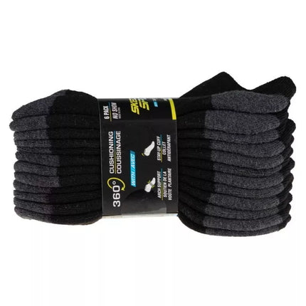 6 poros nematomos kojinės Skechers S108264-BLK