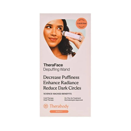 Therabody TheraFace Depuffing Wand (White) – Facial Treatment Wand