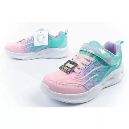 Skechers Color Breeze LED vaikiški sportbačiai mergaitėms