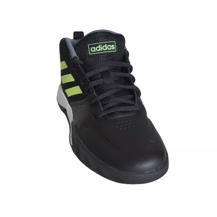 Adidas Ownthegame Kids Wide Cblack/Hireye/Onix Basketball Shoes - EF0308